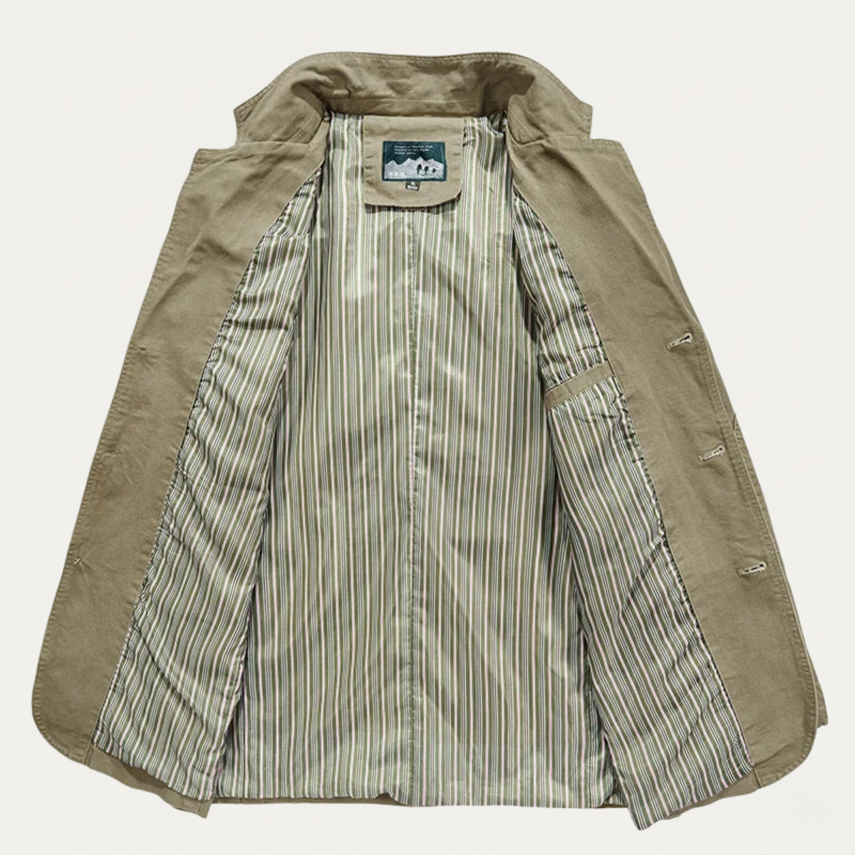 Men's Lightweight Notch Lapel Button Front Blazer