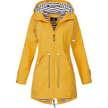 Women's Hooded Drawstring Waterproof Winter Coat view 5