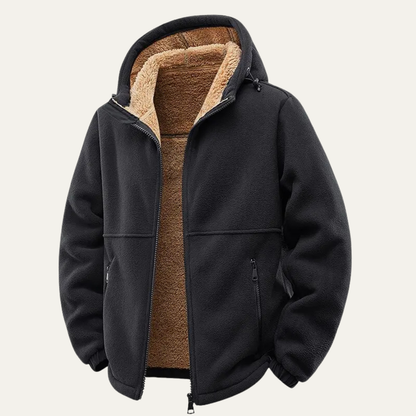 Men's Zip Up Hooded Winter Coat