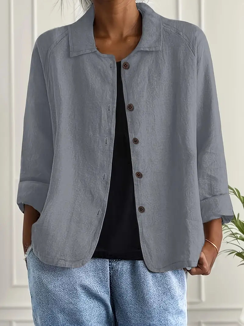 Women's Knitted Long Sleeve Button Front Cardigan view 9