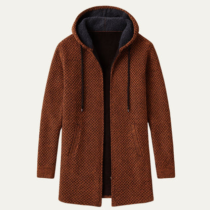 Men's Hooded Longline Winter Coat