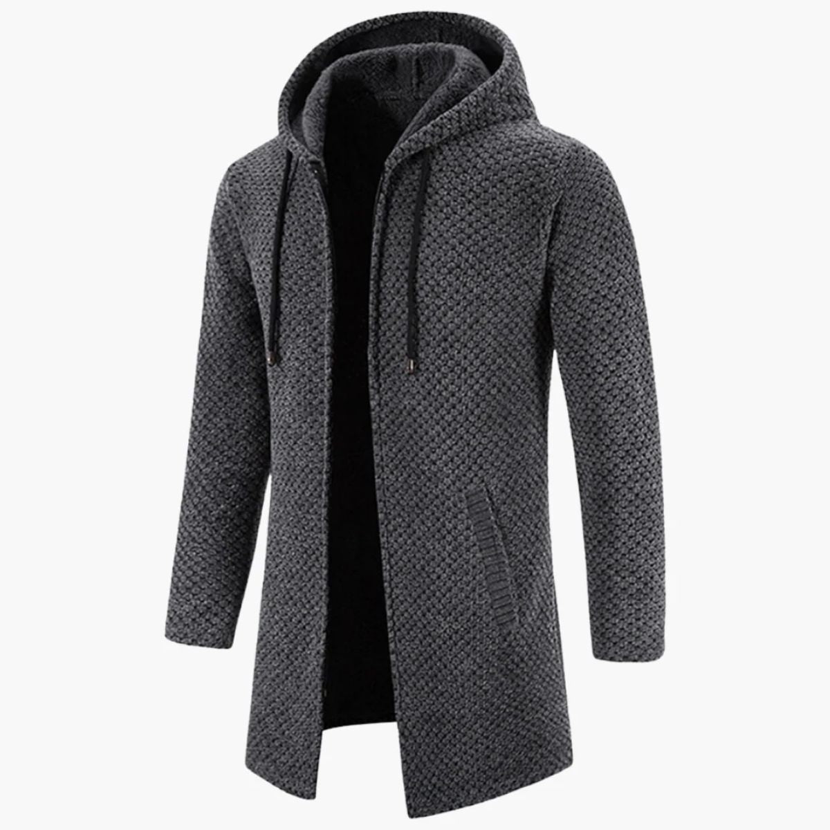 Men's Hooded Longline Winter Coat