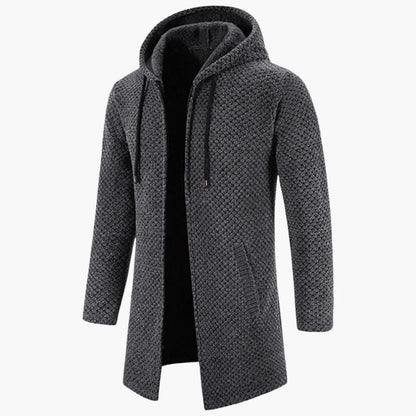 Men's Hooded Longline Winter Coat