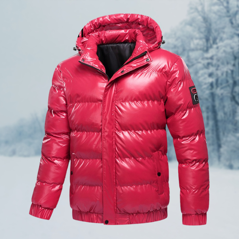 Men's Quilted Windproof Puffer Jacket view 7