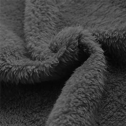 Men's Hooded Fleece Lined Winter Coat