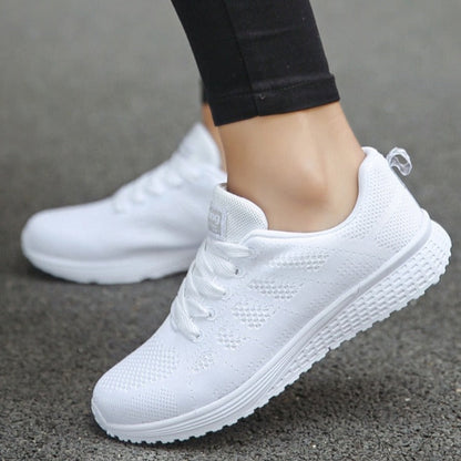 Women's Black Comfort Walking Shoes