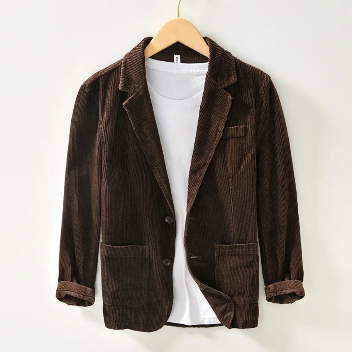 Men's Navy Blue Casual Winter Coat