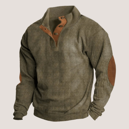 Men's Collared Knitted Jumper