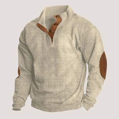 Men's Collared Knitted Jumper