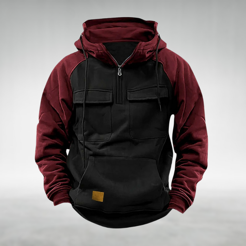 Men's Knitted Utility Hoodie view 8