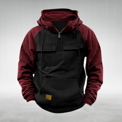 Men's Knitted Utility Hoodie view 8