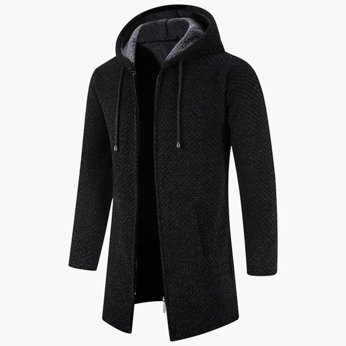 Men's Hooded Longline Winter Coat