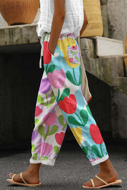 Women's Printed Trousers view 11