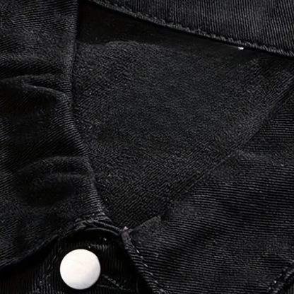 Men's Black Denim Jacket