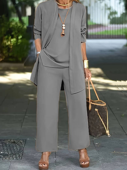 Women's Two Piece Set in Gray