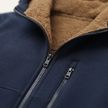 Men's Zip Up Hooded Winter Coat