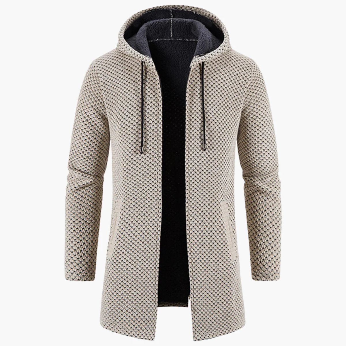 Men's Hooded Longline Winter Coat