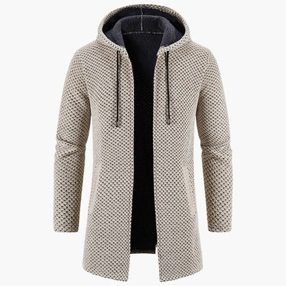 Men's Hooded Longline Winter Coat