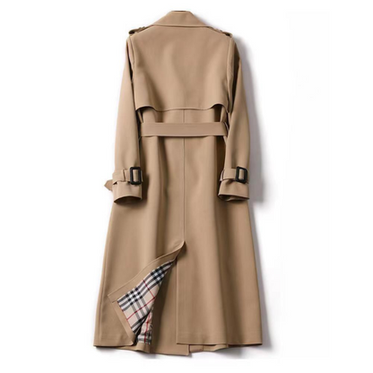 Women's Double Breasted Belted Trench Coat view 7