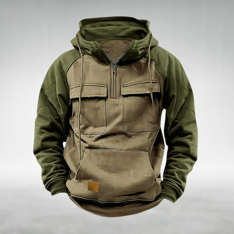 Men's Knitted Utility Hoodie view 6