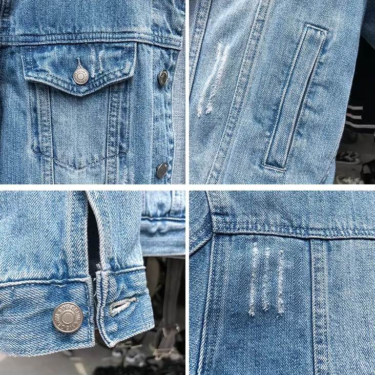 Men's Dark Blue Denim Jacket