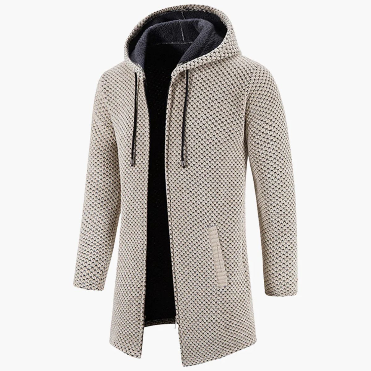 Men's Hooded Longline Winter Coat
