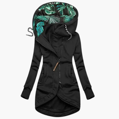 Women's Hooded Printed Bomber Jacket view 5