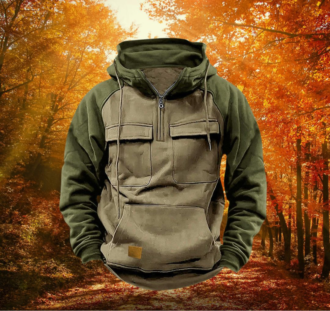 Men's Knitted Utility Hoodie view 5