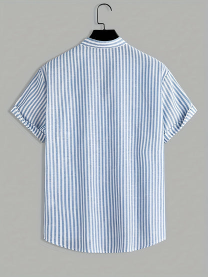 Men's Blue Casual Shirt
