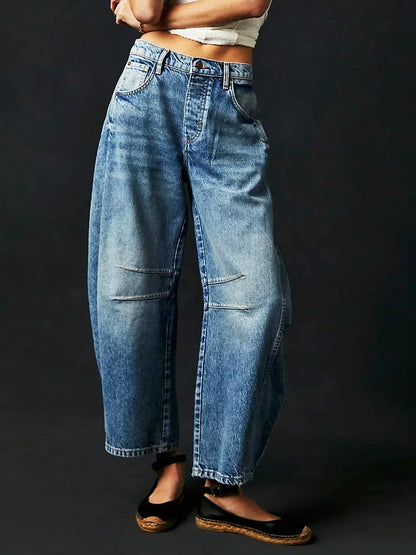 Women's Leopard Print Jeans view 6