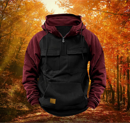 Men's Knitted Utility Hoodie view 7