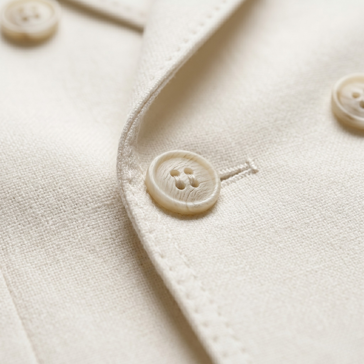 Men's Double Breasted Button Front Two Piece Set for Work and Office