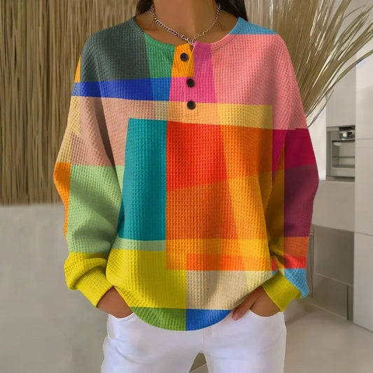 Women's Printed Knitted Jumper view 2