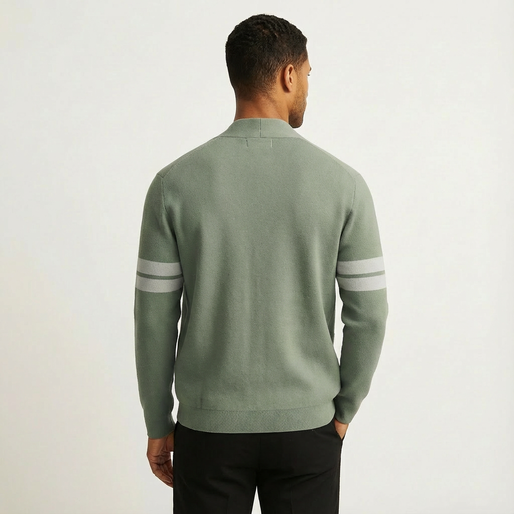 Men's Striped Cardigan