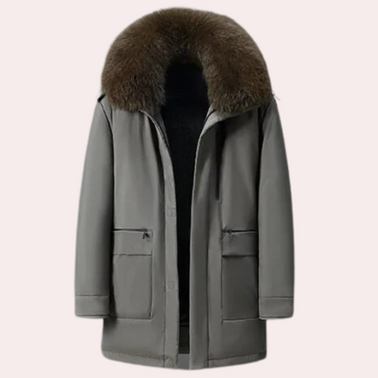 Men's Blue Comfort Winter Coat