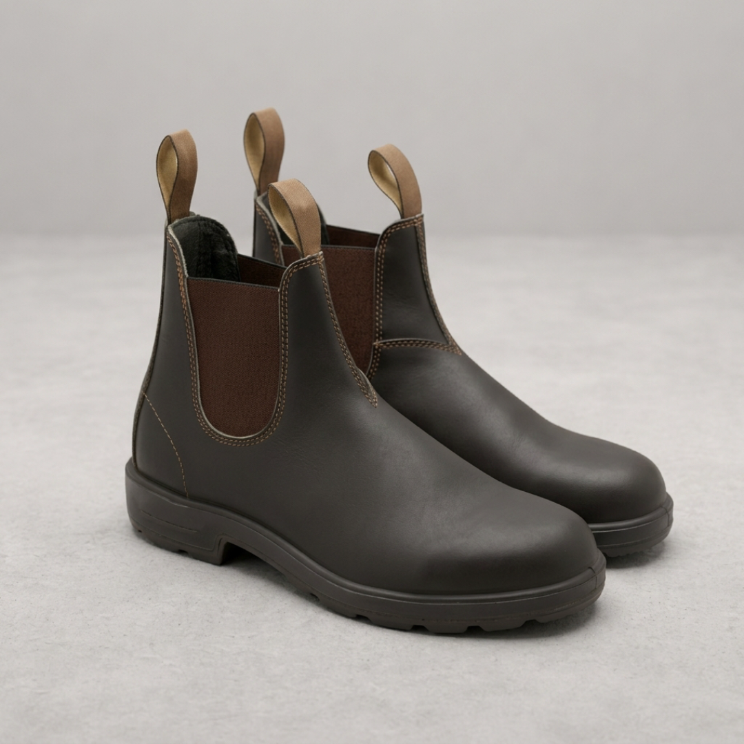 Women's Stretch Chelsea Boots for Work and Office in Black