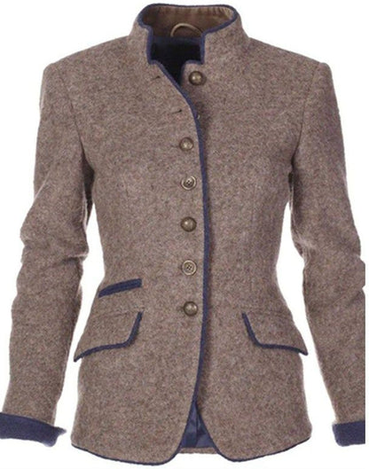Women's Button Front Vintage Blazer view 2