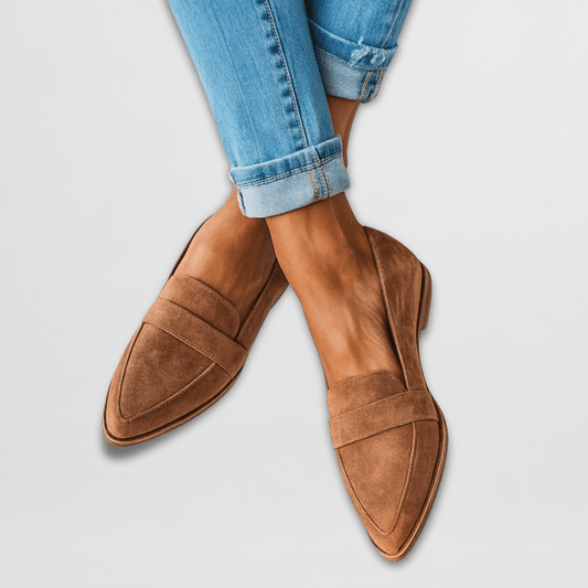 Women's Loafers in Khaki