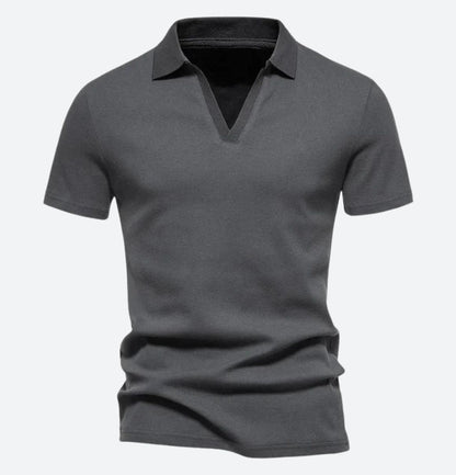 Men's Brown Casual Polo Shirt
