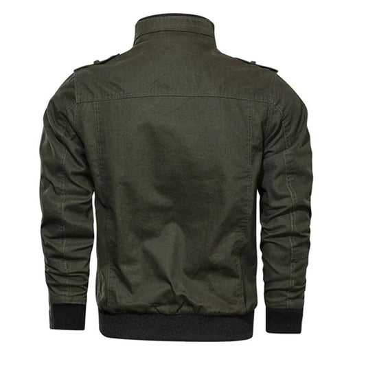 Men's Army Green Bomber Jacket