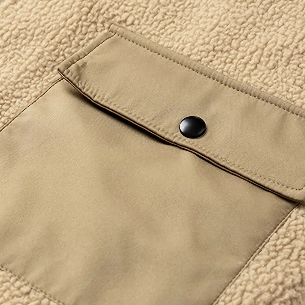 Men's Apricot Trench Coat