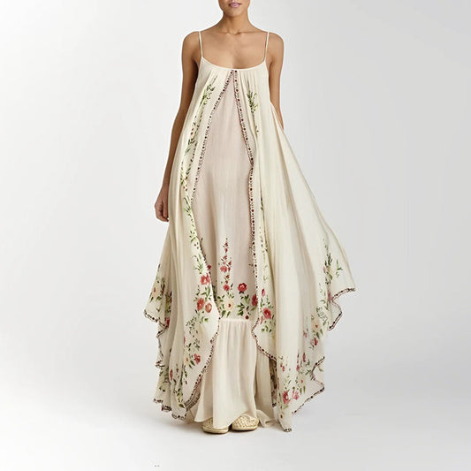 Women's Asymmetric Maxi Dress