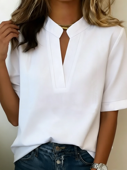 Women's White Blouse in White