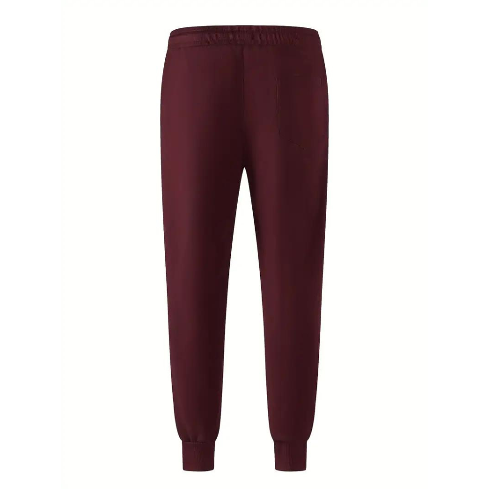 Men's Tapered Drawstring Casual Trousers