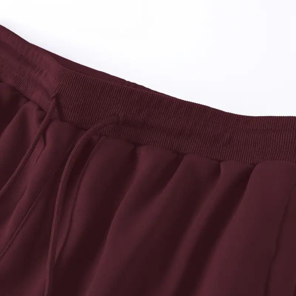 Men's Tapered Drawstring Casual Trousers