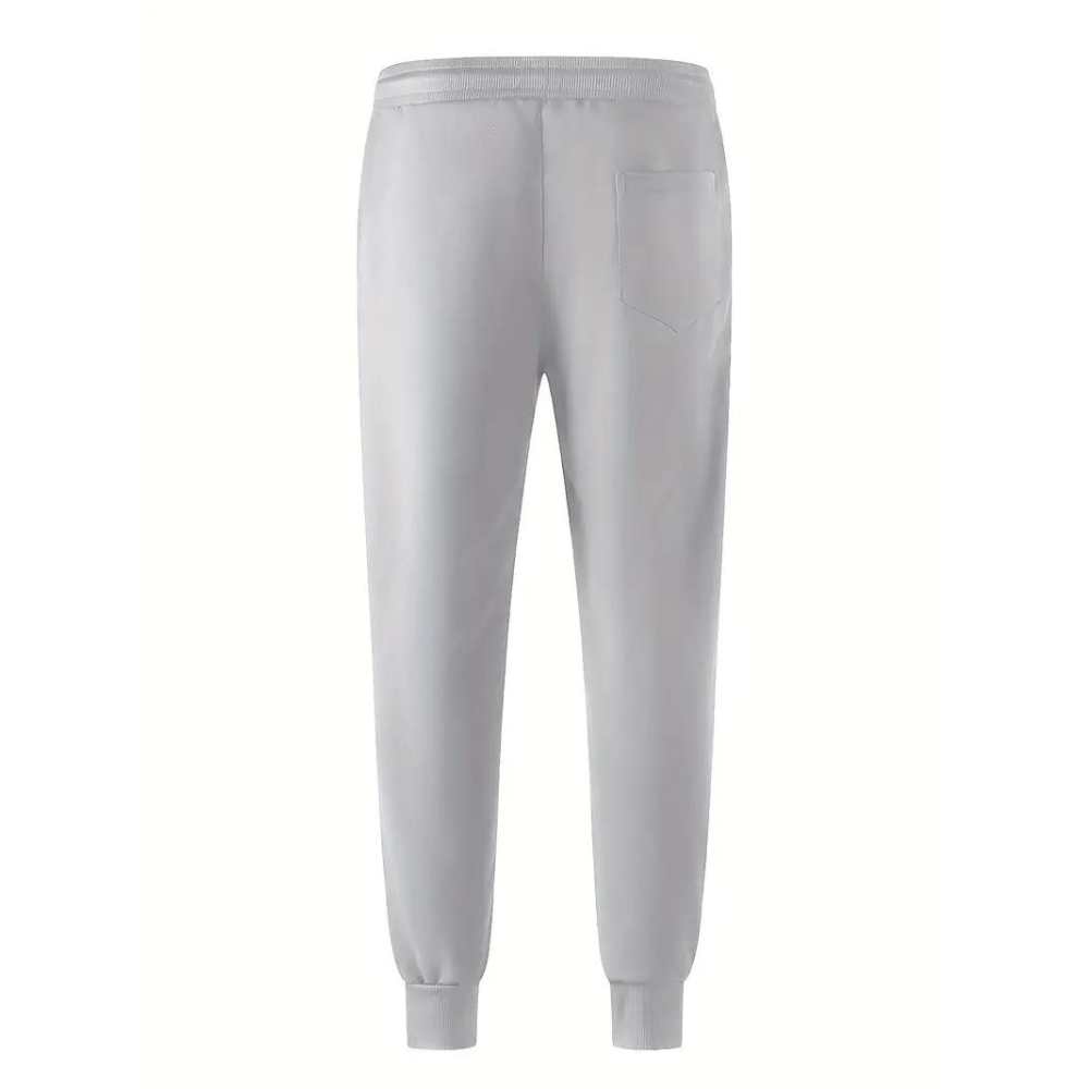 Men's Tapered Drawstring Casual Trousers