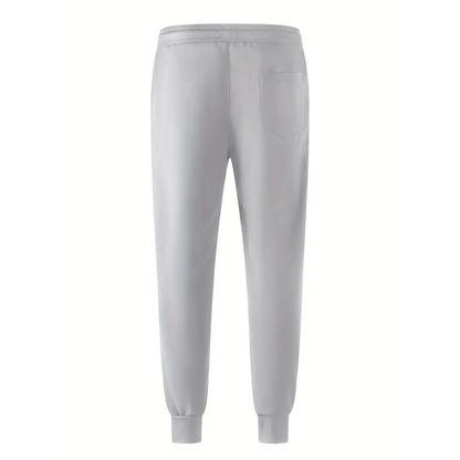 Men's Tapered Drawstring Casual Trousers
