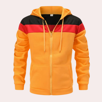 Men's Orange Hoodie in Orange