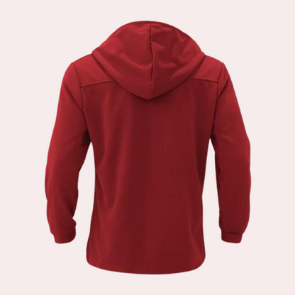 Men's Hooded Casual Trench Coat