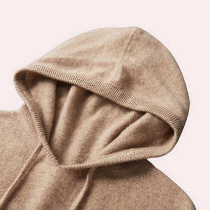 Men's Drawstring Knitted Pullover Hoodie